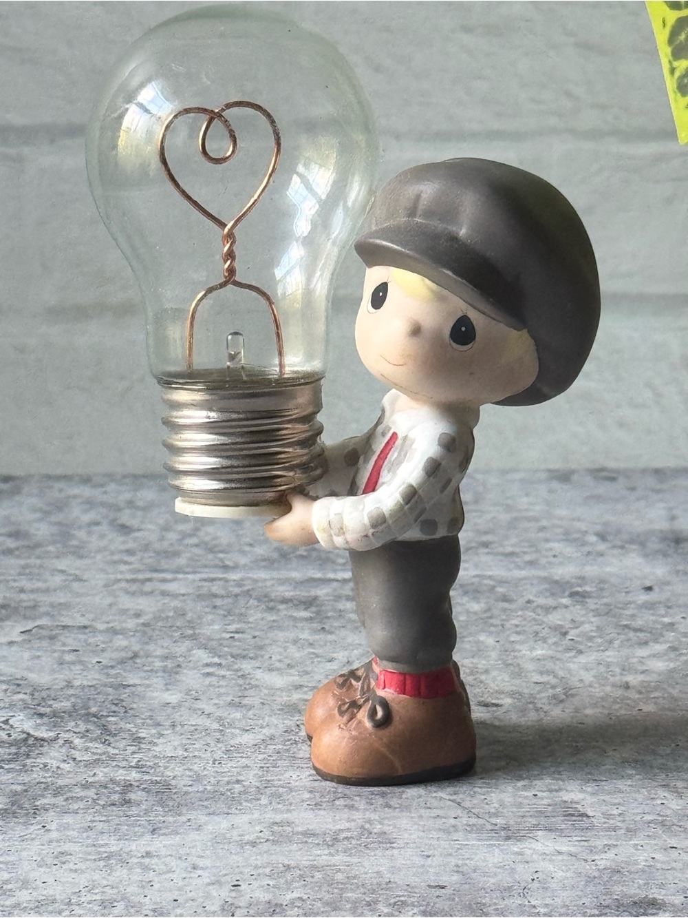 Precious Moments You Light Up My Life Battery Operated Figurine - RARE